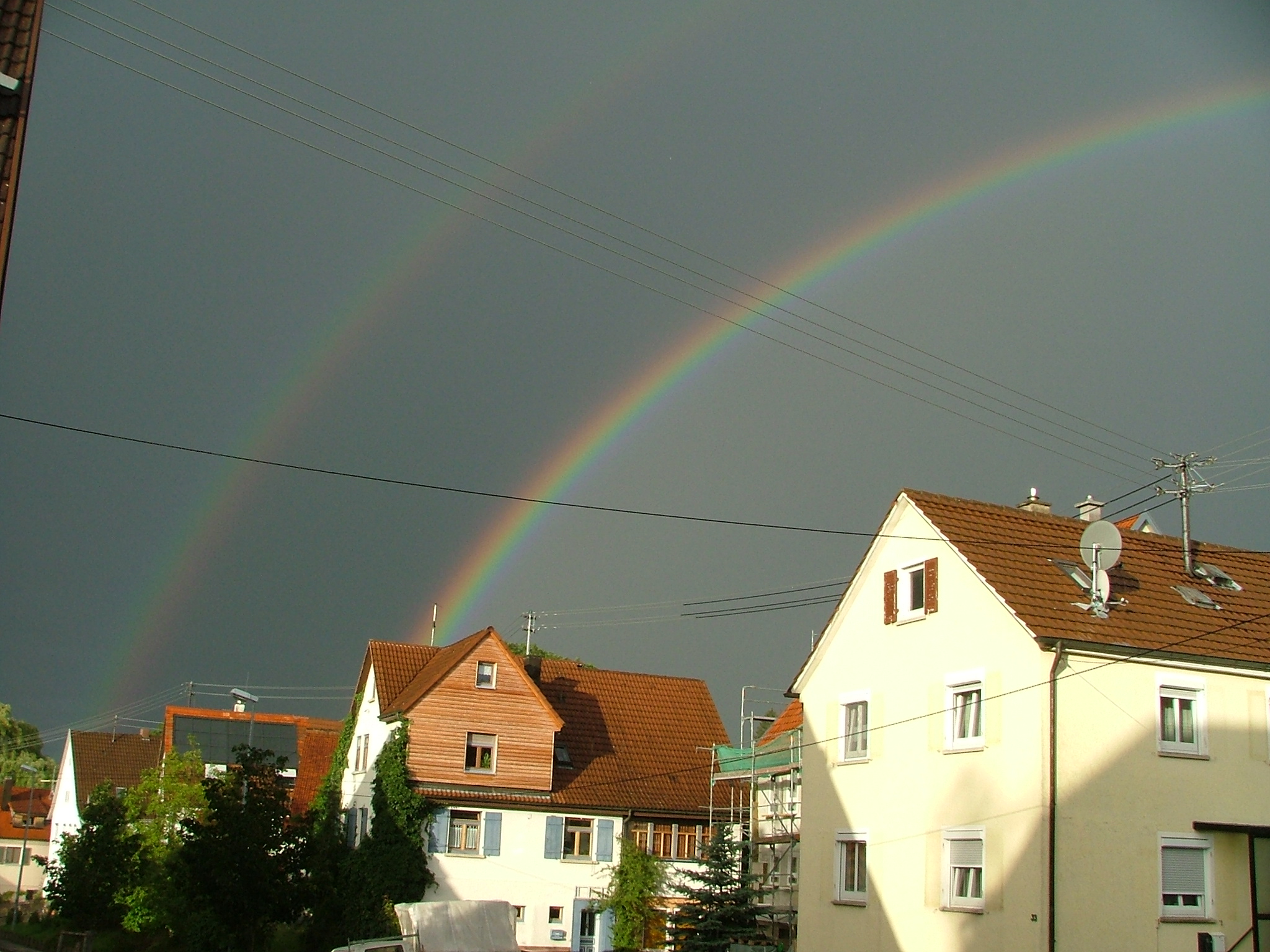 Regenbogen in der Rottenburger Straße